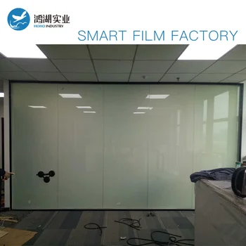 

Customize 150cm x 200cm Smart Pdlc film for Window glass decoration Switchable smart film Magical privacy window film White