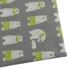 Медведь Ромб DIY шитье лосткутное Одеяло Ткань для вышивания кукол материал ручной работы хлопок лист ткань Лоскутная Ткань Tissus Tecido