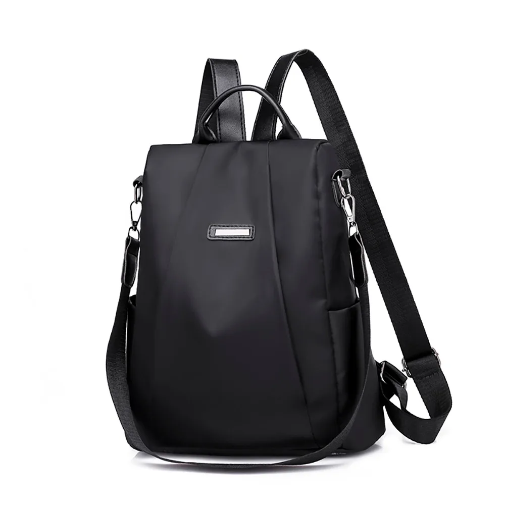 Горячая Распродажа, Женская дорожная сумка, Противоугонный рюкзак из ткани Оксфорд, Большой Вместительный Повседневный Рюкзак, унисекс, черные рюкзаки#20