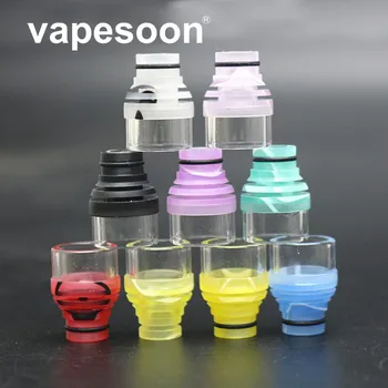 

15pcs Colorful Acrylic & glass 510 Drip Tip for 510 thread atomizer tank vape as iJust S VECO ONE TFV8 baby MELO 3 MINI