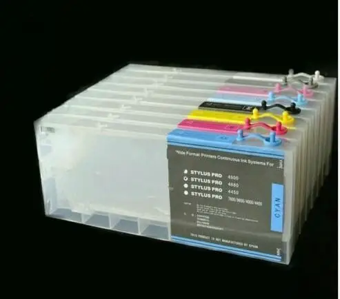 

8 pack Refillable Ink Cartridges For E pson Stylus Pro 4880 4800 ciss