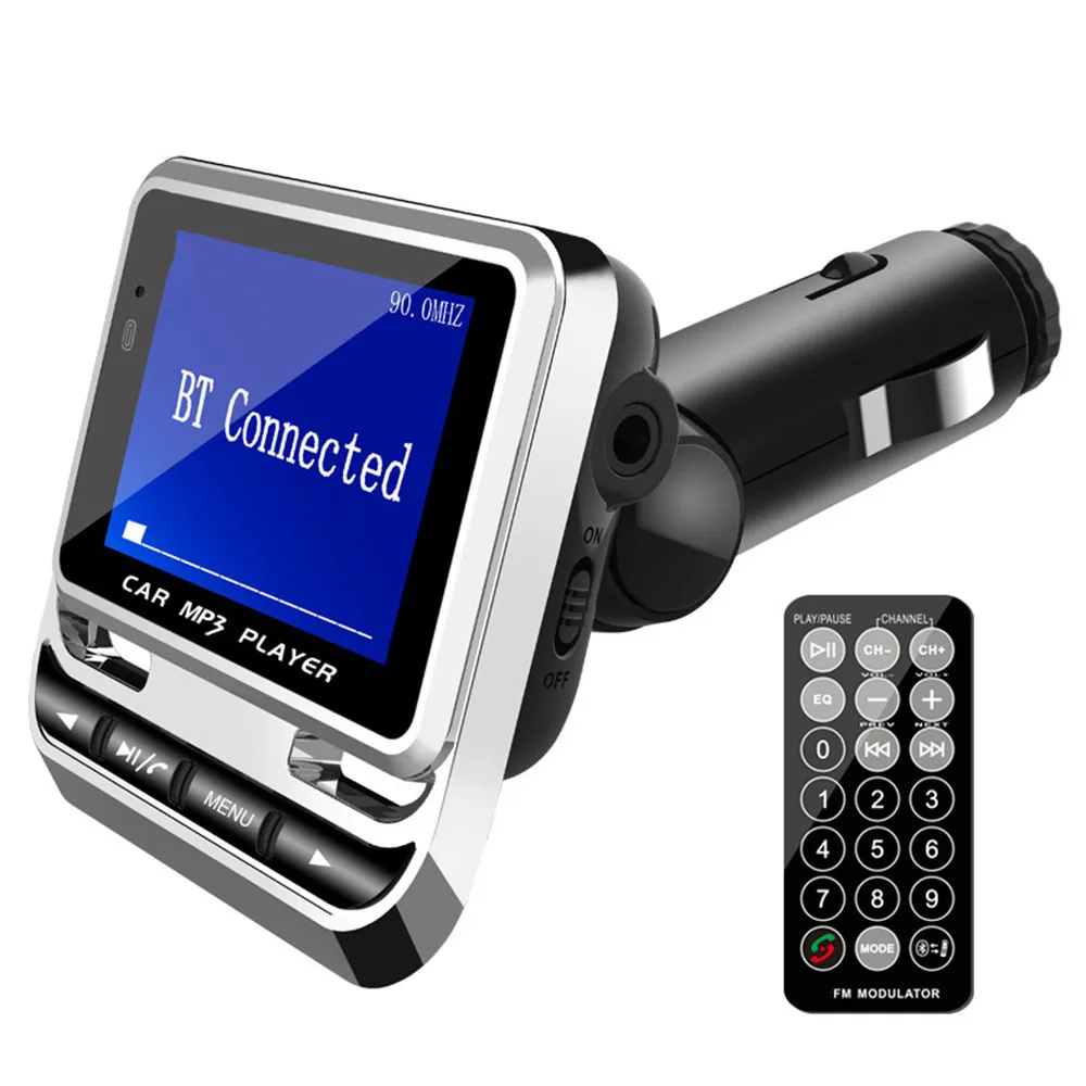 12 В автомобильные аксессуары автомобильный комплект Bluetooth Handsfree беспроводной fm-передатчик lcd MP3-плеер USB зарядное устройство
