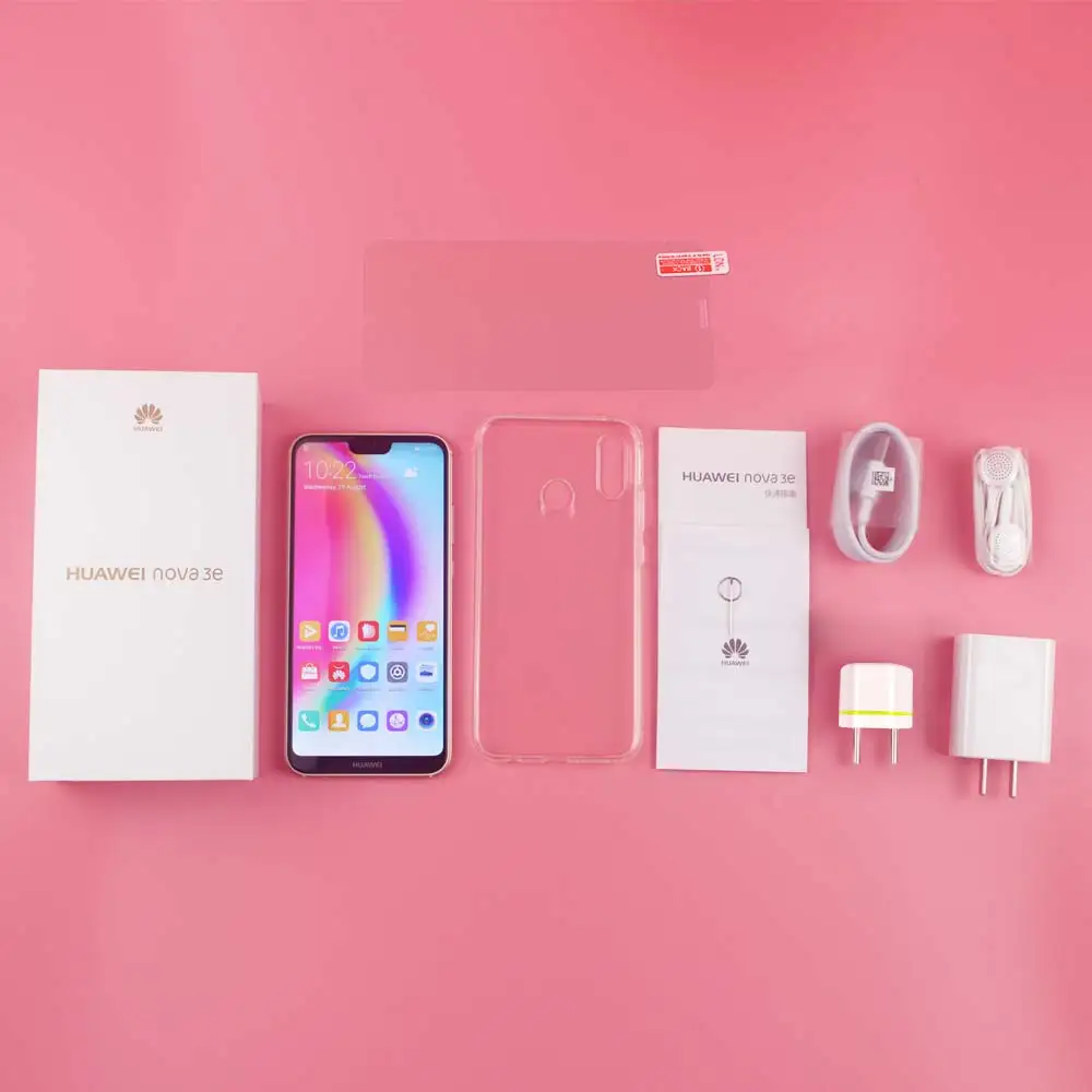Global ROM huawei P20 Lite Nova 3e уход за кожей лица ID отпечатков пальцев полный вид экран 24MP
