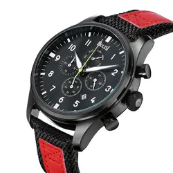 Мужские часы дизайн водостойкие наручные часы мужской большой циферблат Студенческие Кварцевые наручные часы Relogio распродажа