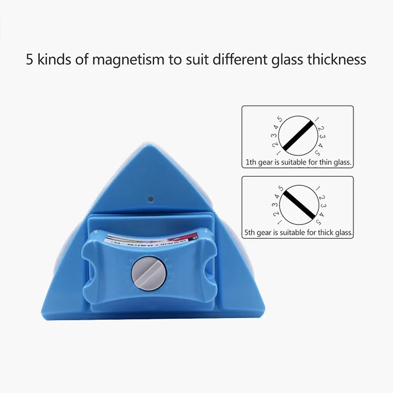 Tanie Nowe Okno Szczotka Do Czyszczenia Magnesy Szkła Wycieraczek Regulowany Powierzchni Szczotka Okno Magnetyczny Cleaner Narzędzia dla Pojedynczego Podwójne Okulary