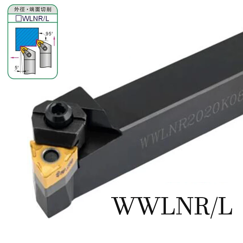 1 шт. WWLNR1616K08 WWLNL 20 мм 25 32 твердосплавный внешний токарный инструмент держатель