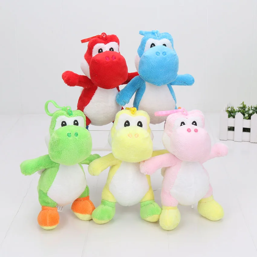 200 шт./лот 18 см Super Mario Bros Run Yoshi плюшевые куклы 5 цветов на выбор|yoshi plush|plush stuffedstuffed yoshi