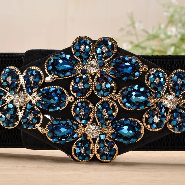 Quality Elegant Rhinestone Waist Belts For Women Waistband Ladies