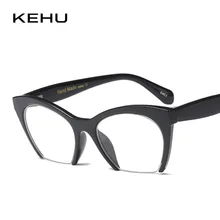KEHU фирменный дизайн кошка женские очки модные полуоправы Повседневные очки декоративные очки K9933