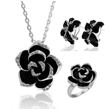 

Otogo Transing Mother Virgin Mary Necklace & Earrings Rings Set Silver Color Catholic Religious Jewelry Set Best Gift For Women