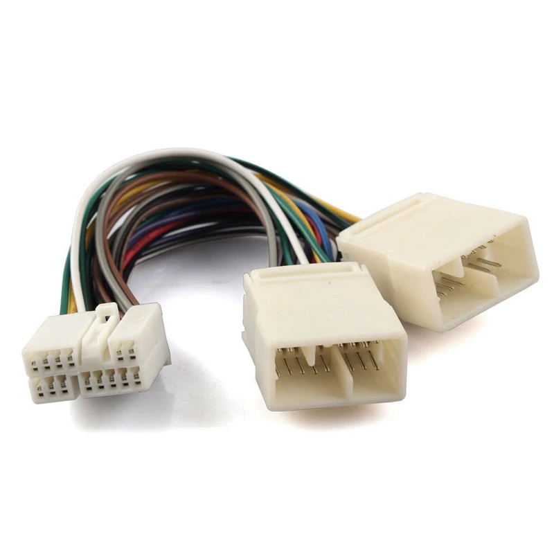 Y Wire Harness Aux Splitter Cable CD Changer Adapter For Honda Civic