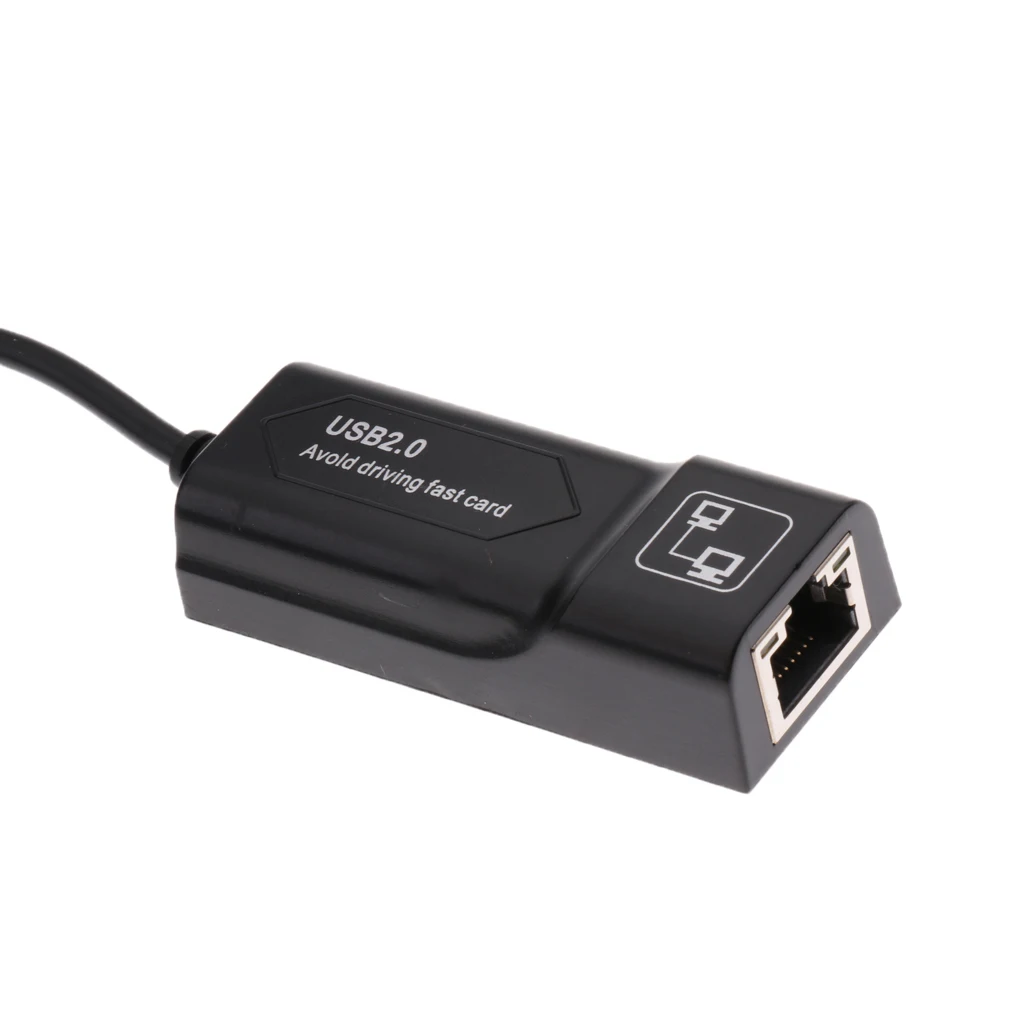 80MA/5V Ethernet Adapter for USB to RJ45 Port 10/100Mbps USB 2.0