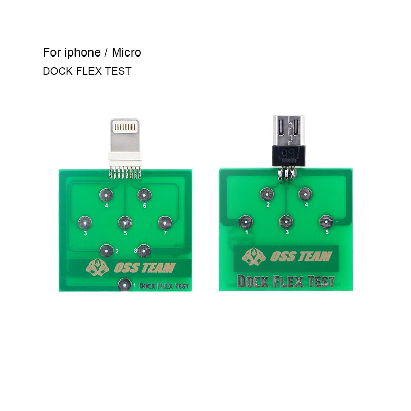 

5PCS Charging Dock Flex Easy Test Board Tool For iPhone 8 7 6 6S Plus / For Android Micro USB Smartphone Repair