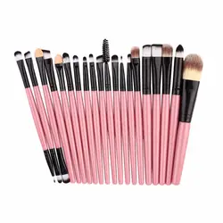 20 шт./компл. макияж глаз Кисти Набор теней для век Blending Brush Фонд подводка для глаз Кисть косметическая Инструмент