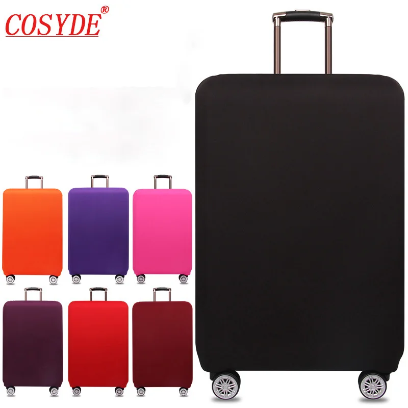 

Travel Thicken Elastic Dust Bags Pure Color Luggage Suitcase Protective Cover Apply 18-32inch Cases Essential Travel Accessories