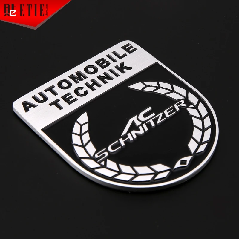 Значок ETIE AC Schnitzer 3D эмблемы автомобильных логотипов модный модифицированный