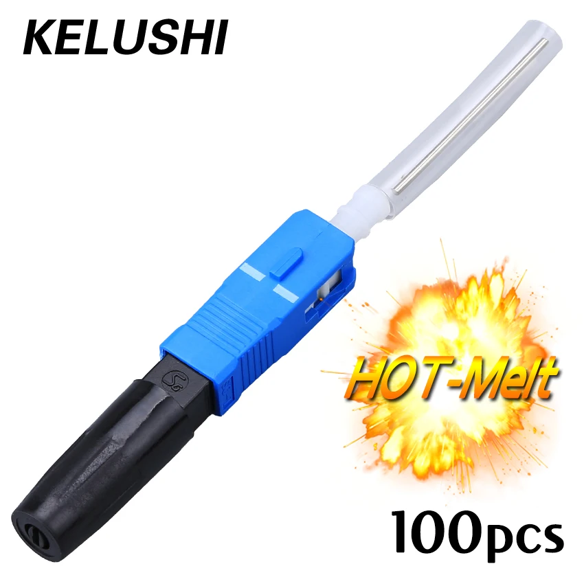 100 шт. Бесплатная доставка FTTH SC/ UPC термоплавкие головные соединения быстрое