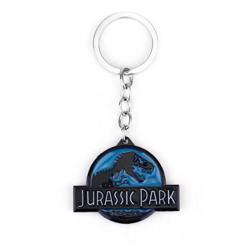 Jurassic Park Keychain Jurassic World Dinosaur Key Chain Movie Series