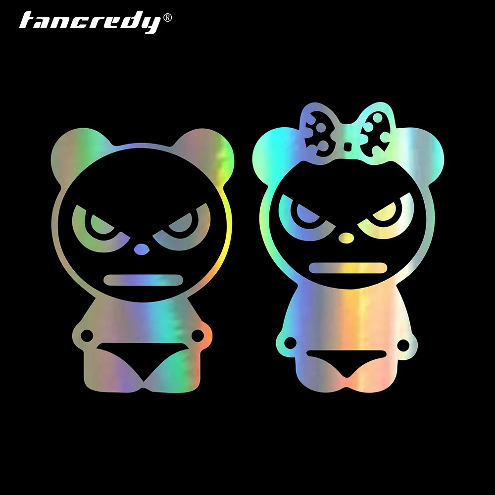 Автомобильный стикер Стайлинг Angry Bear Panda автомобильные наклейки на бампер и