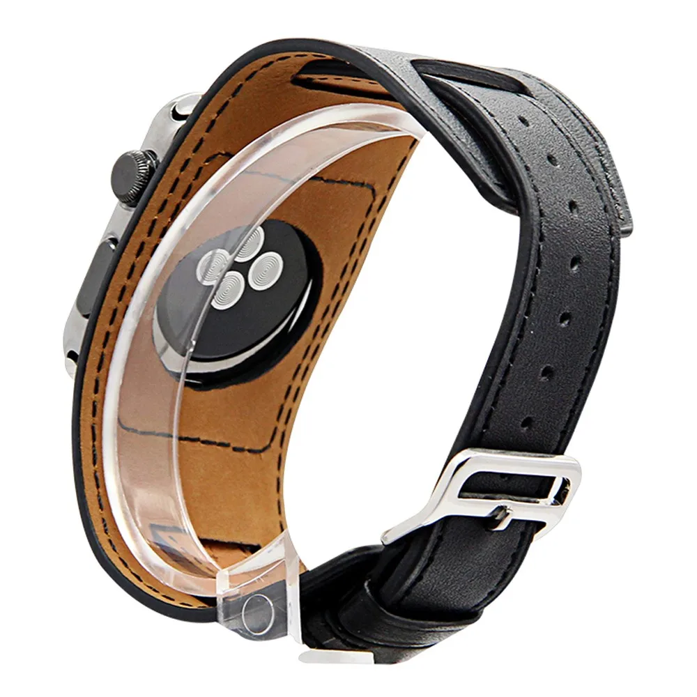 Apple Watch Cuff bracelet Black 10