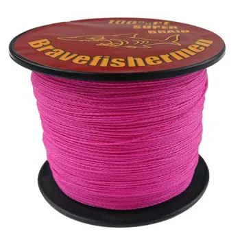 

New 4Strand Braided Fishing Line Multifilament Size 6LB-80LB For Fishing Strong 500m PE Carp Fishing Gear Saltwater Freshwater