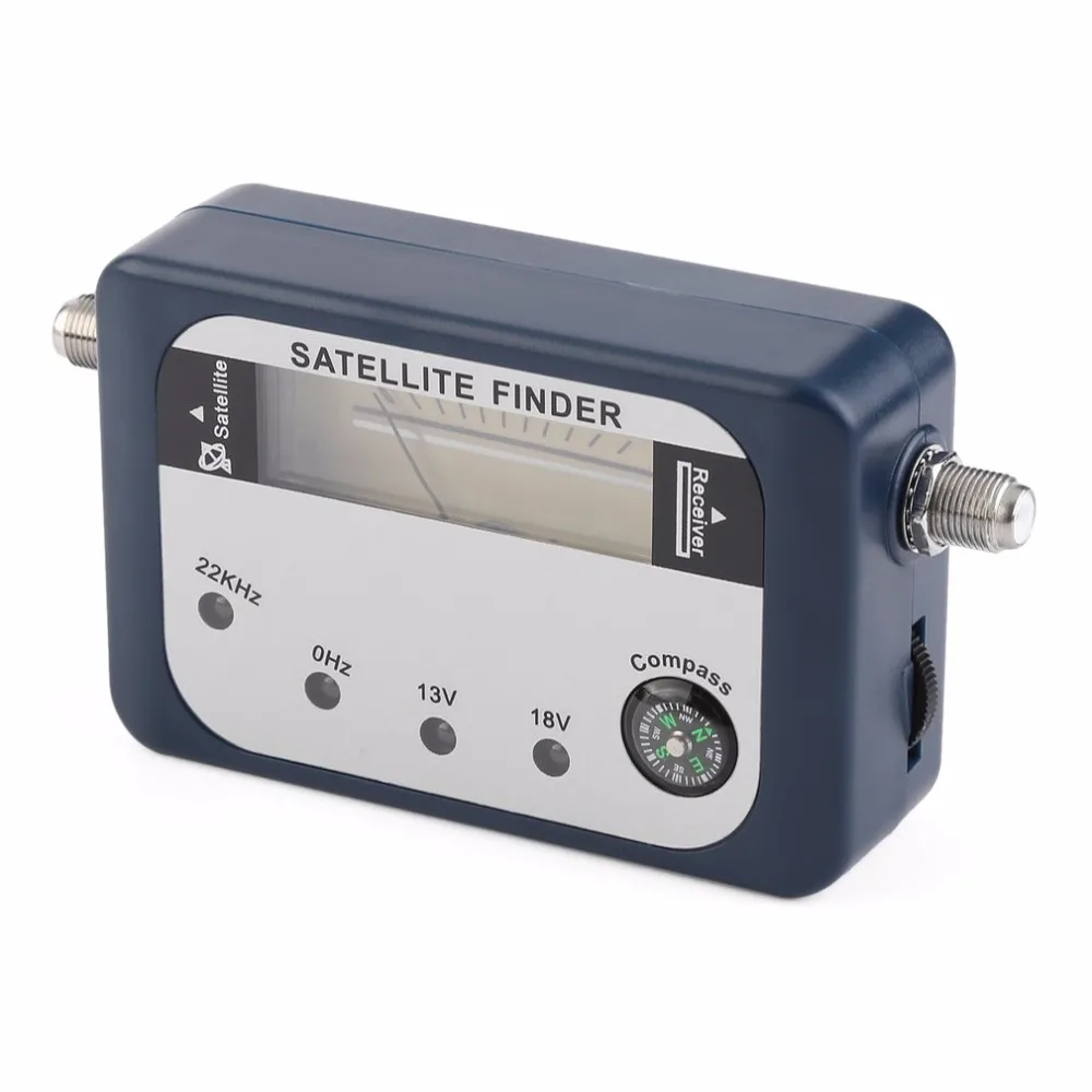

SF-07 Satellite Finder Signal Identifier Satellite Receiver TV Reception System Strength Meter Detector Pointer With Compass