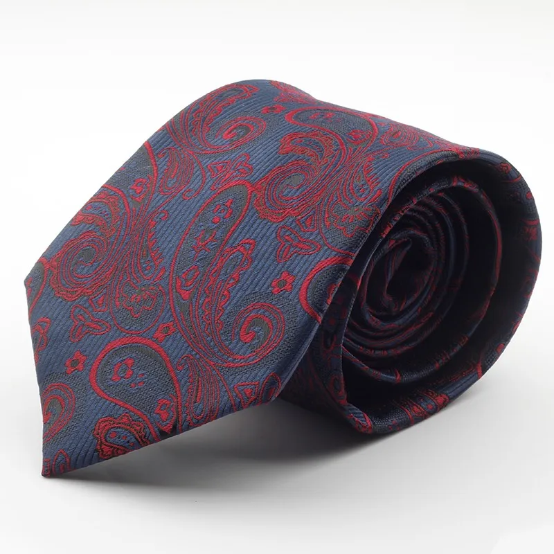 GUSLESON Дизайн брендовые мужские шелковые галстуки жаккардовый переплетенный галстук в горошек 7 см corbatas Gravata Классический Модный деловой галстук для мужчин
