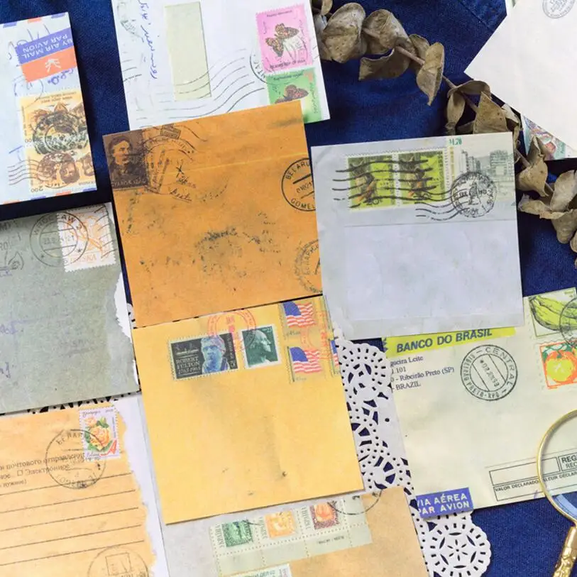 30 шт./упак. Винтаж дорожного зарядного устройства, старые новости Бумага банный халат в виде персонажа/билет корня/Печать/Журнал/с буквами в цветочном узоре и декоративные Бумага этикетка srickers