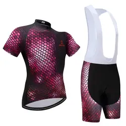 Для женщин Майо Велосипедная форма и Mtb велосипеда нагрудник шорты велосипедные набор Equipe Велоспорт одежда Костюм команды Велосипедная