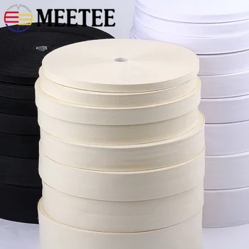 

90Meters 10/15/20/25/30/35/40/50mm Cotton Webbings High Tenacity Bag Belt Lable Ribbons Sewing Tape Bias Binding DIY Crafts