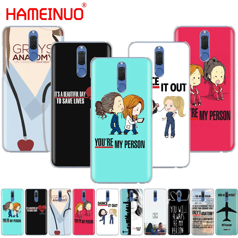 

HAMEINUO Greys Anatomy Cover phone Case for Huawei NOVA 2 2S 3e PLUS LITE P smart 2018 enjoy 7s mate 7 8 9 10 pro