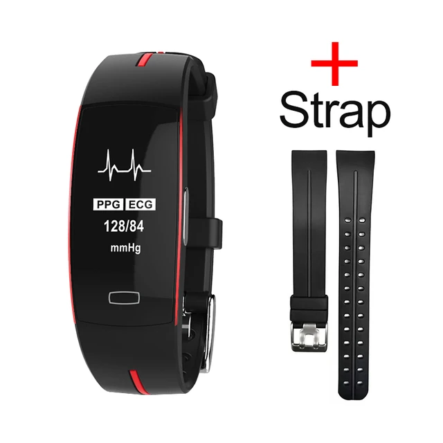 P3 Ecg Ppg Smart Band Watch Bracelet Blood Pressure Heart Rate Fitness  Tracker Monitor Sport Pedometer Ip67 Waterproof Wristband - Wristbands -  AliExpress