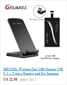 GEUMXL Qi комплект беспроводной зарядки зарядное устройство передатчик рецептор адаптер приемник Pad катушки для iPhone 5 5S SE 6 6s 7 Plus