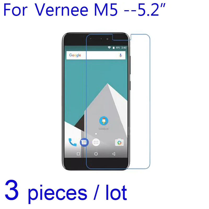 Для Vernee Mix 2/M5 ЖК-дисплей защитная решетка 3 шт./упак. блестящая прозрачная защитная пленка/матовая/нано взрывобезопасная мобильного телефона Экран Защитная Плёнки