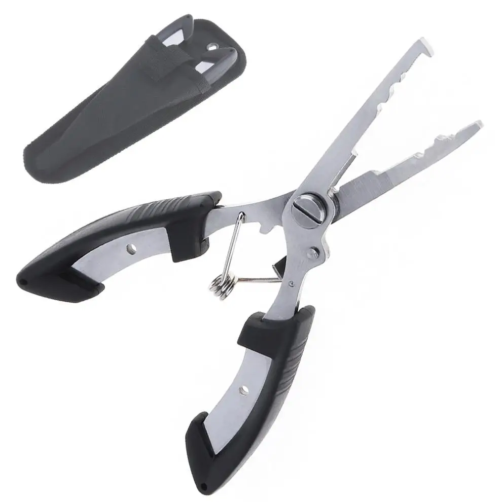 

Multifunctional Stainless Steel Fishing Pliers Scissors Line Cutter Remove Hook Fishing Tackle Tool