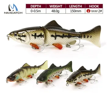 

Frederick 2019 TOP New 3-Section Boat Fishing Simulation Bait with VMC Strengthening Hook 1.9