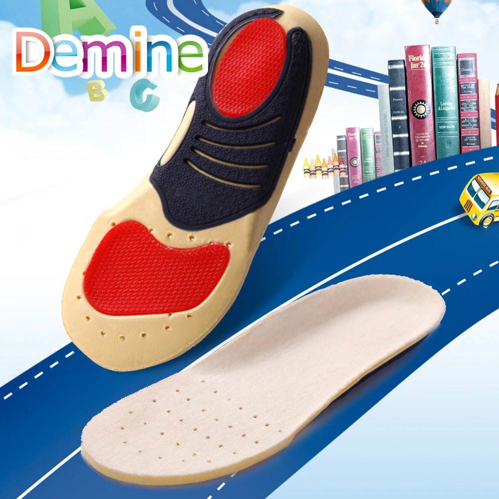 

Demine Orthopedic Insoles Children Flat Foot Arch Support Orthotic Pads Correction Breathable Cushion Inserts for Children Kids