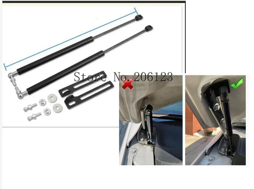 

For VW Tiguan MK1 2010-2017 Front Hood Engine Supporting Hydraulic rod Lift Strut Spring Shock Bars Bracket Car accessories