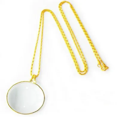 

AMDSP 5X Portable Magnifier Pendant Necklace Decorative Magnifying Glass
