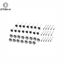 45 шт. набор кистей из нержавеющей стали, набор кистей для вращающихся инструментов Dremel