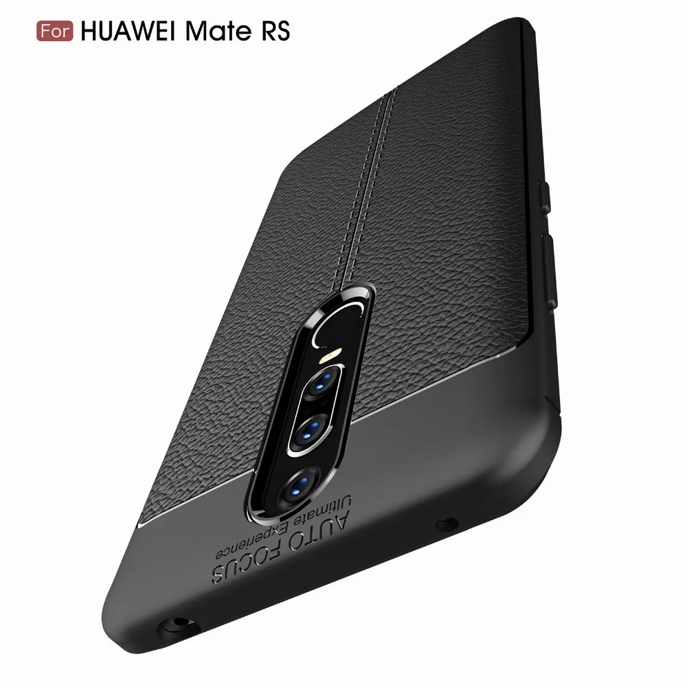 

Carbon Fiber Case For Huawei Mate RS Cases Silicone Soft Cover For Huawei Mate RS MateRS R S Phone Case Transparent TPU Fundas