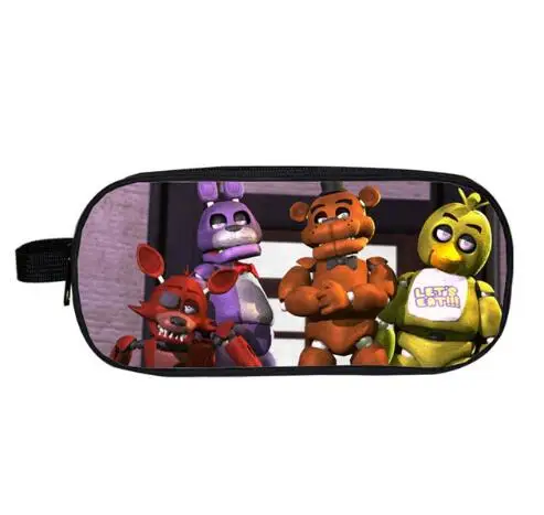 Five Nights at Freddy косметические Чехлы Fnaf канцелярский Органайзер сумка для хранения