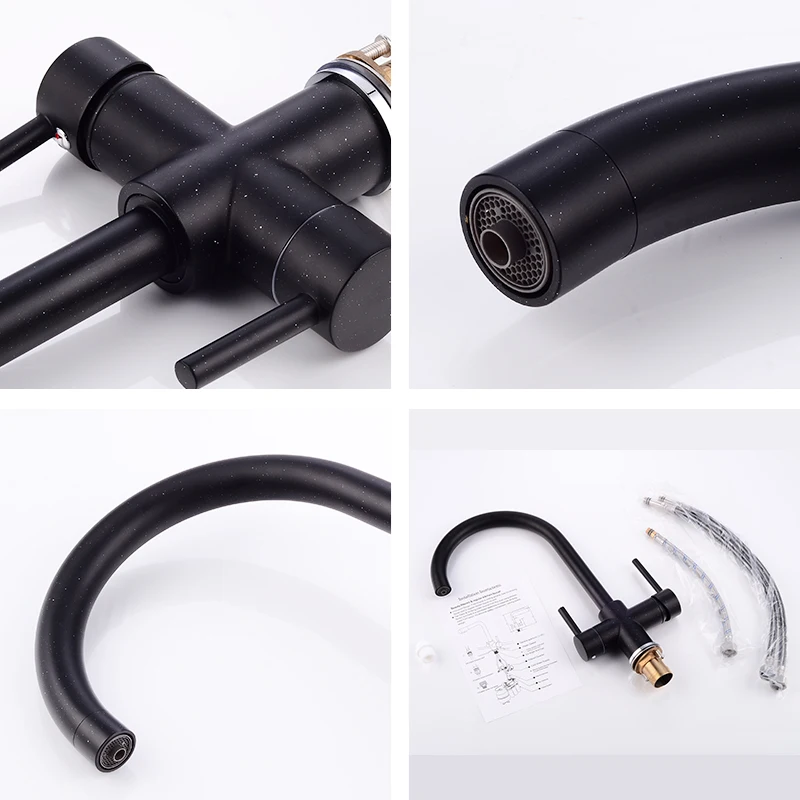  Purification Features Dual Handle Sink Filtered Taps Mixer Crane Kitchen drinking water Faucets 360 - 32879770478
