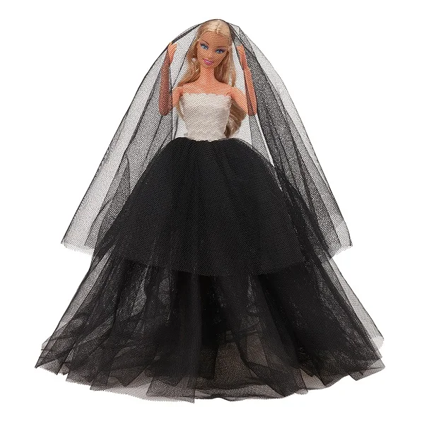 No Doll Новое поступление, модные вечерние кукольные Платья принцессы ручной работы, аксессуары для одежды, предметы для игры barbies DIY, подарок на день рождения, детские игрушки - Цвет: No Doll
