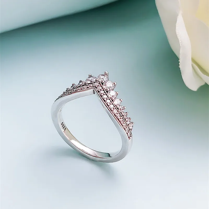 

2019 NEW Euro Charm logo Carving 925 silver ring pandoras charms rings for women jewelry gifts,1pz
