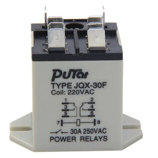 JQX-30F 30A Power Relay 220V AC 8 Pins Plug In Type Motor Control