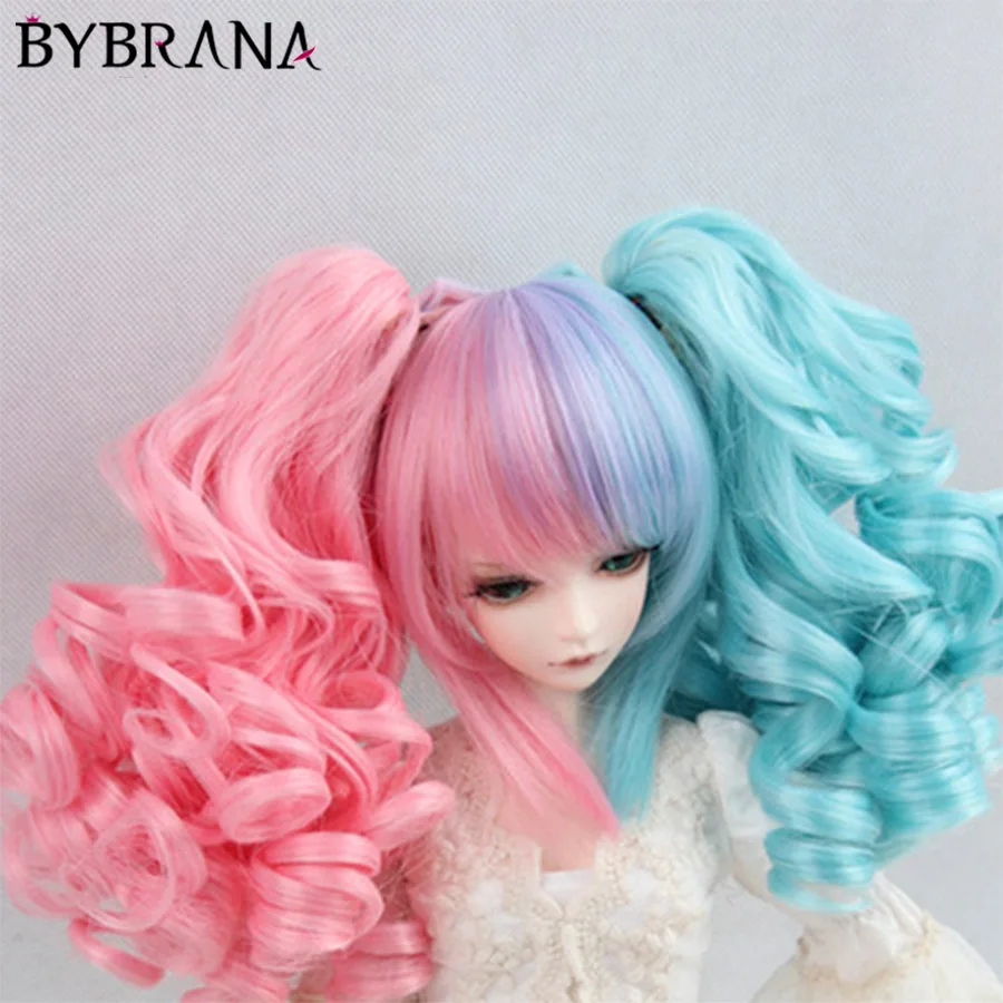 Парик Bybrana BJD для кукол 1/3 1/4 1/6 с двойным градиентом|wig 1/3|hair for wigs1/6 wig |