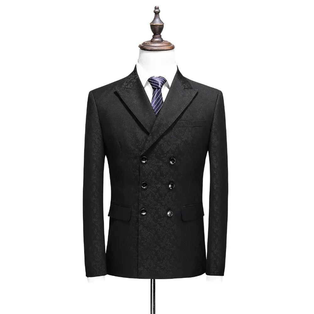 2018 Bussines Breasted Suit Men's Slim Fit Wedding Dress Suit 