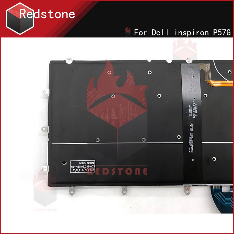 Redstone Полный ноутбук клавиатура для Dell Inspiron P57G P57G001 P41F P41F001 7558 7568 клавиатура с подсветкой США
