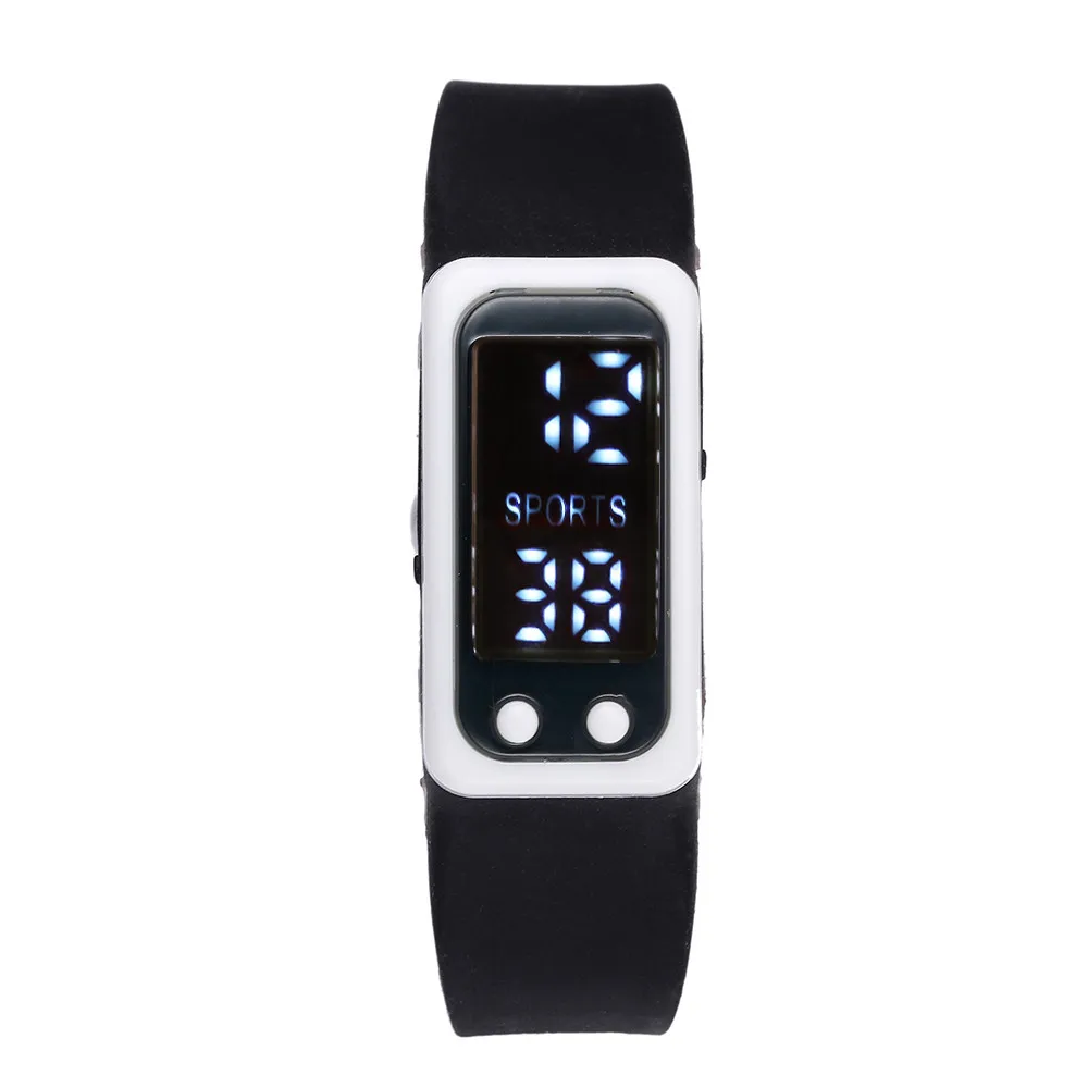 

Sport Bracelet Watch Run Step Watches Bracelet Pedometer Calorie Counter Digital LCD Walking Distance Waterproof Wrist Watch